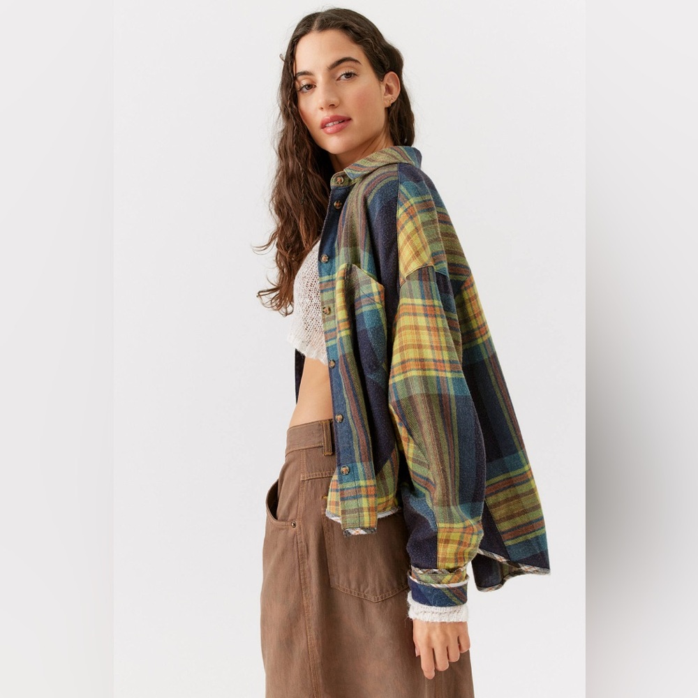 Urban Outfitters BDG Karl Slouchy Flannel size small - Picture 4 of 7